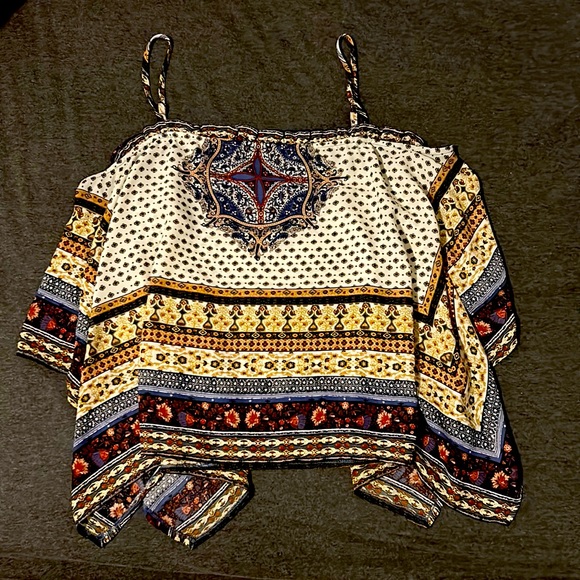 Patterned American Rag Blouse - Picture 1 of 7